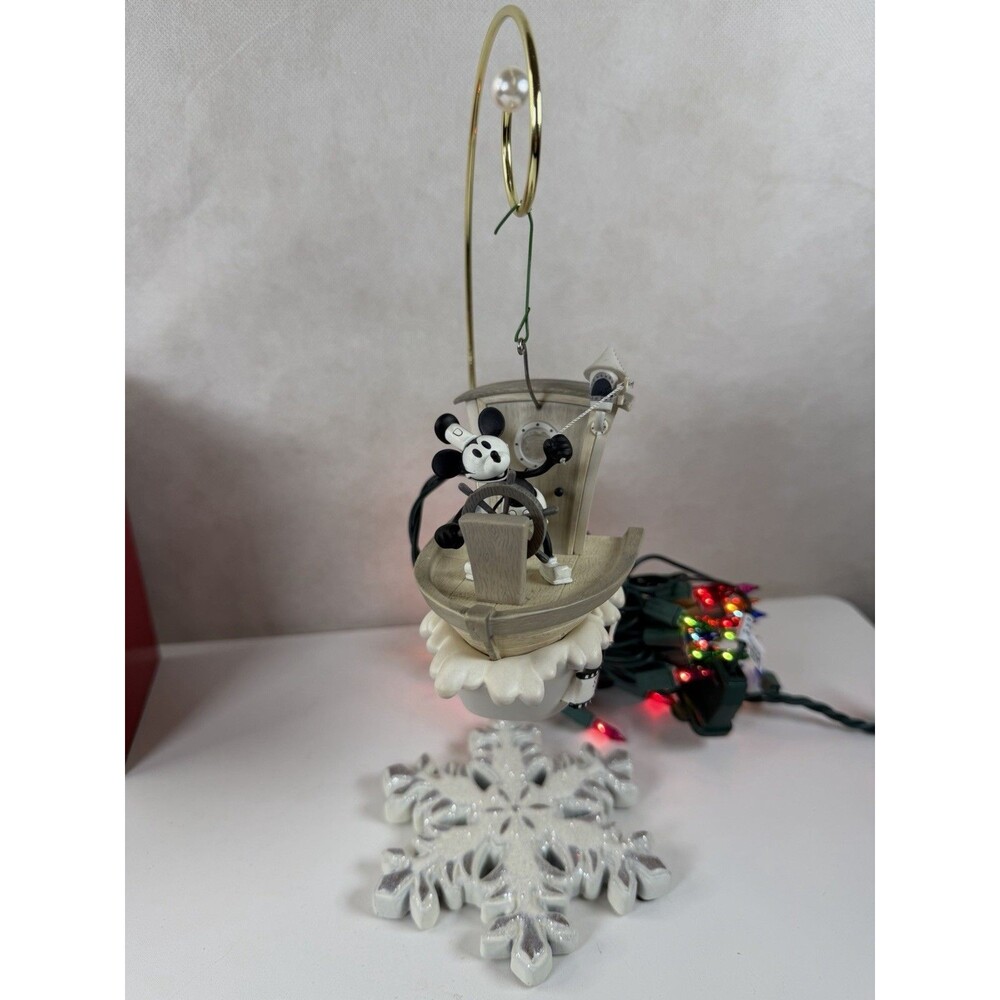 Hallmark Keepsake Ornament 2003 Disney Steamboat Willie Sound Motion Tested Work